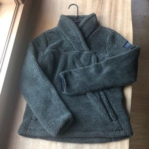 North Face green sweater